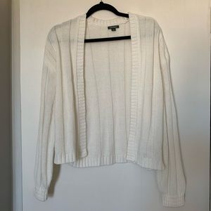 Cream colored cardigan